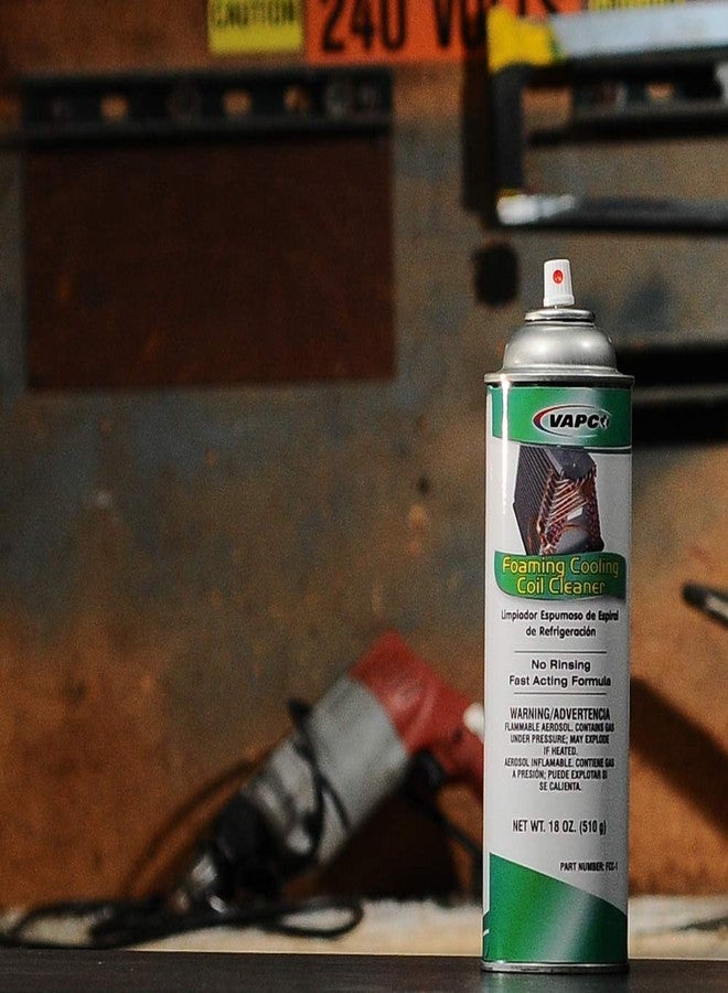 VAPCO 18 Oz. Evaporator Coil Cleaner Foaming FCC-1 - Image 3